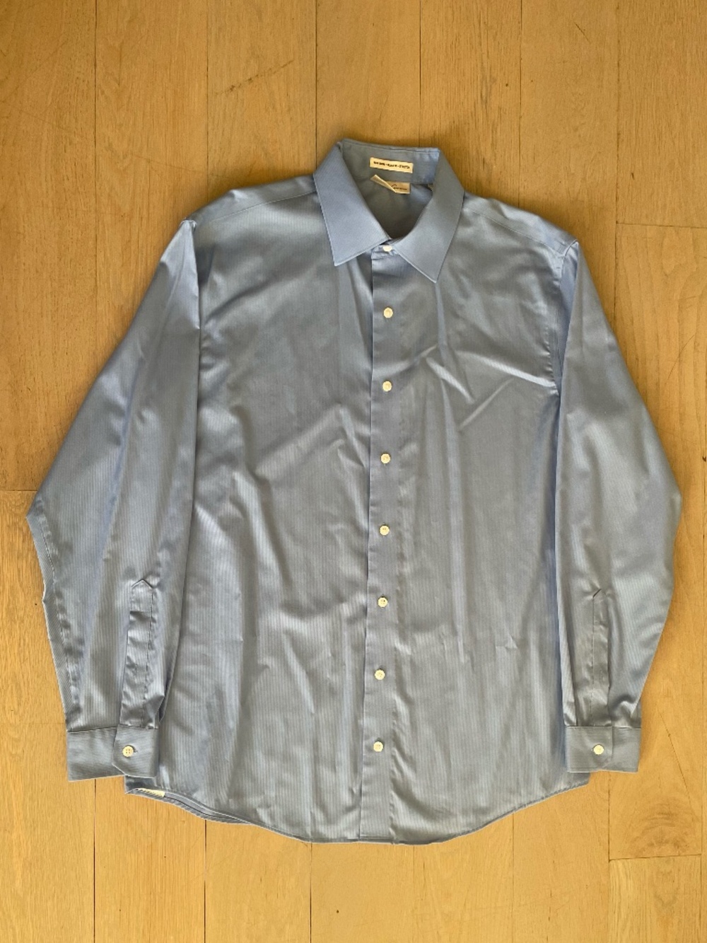 5 Men's Long-Sleeve Button Down Shirts 16.5 34/35 (Van Heus, C Klein, Ken Cole) - Picture 8 of 16